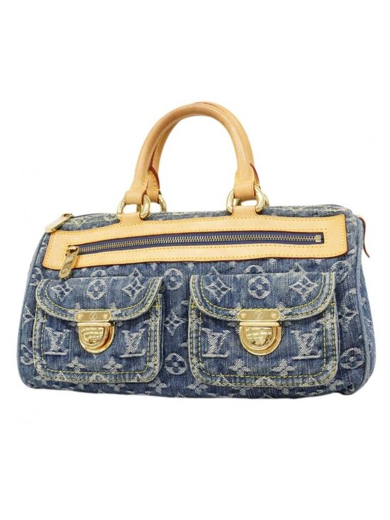 Louis Vuitton Handbags - Louis Vuitton Handbag Monogram Denim Neo Speedy Blue
